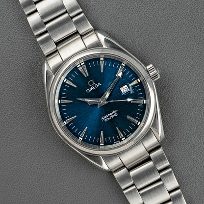 Omega Seamaster Aqua Terra Blue Dial Steel Quartz 39mm