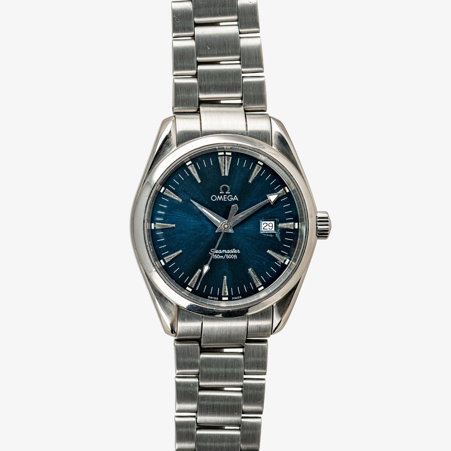 Omega Seamaster Aqua Terra Blue Dial Steel Quartz 39mm