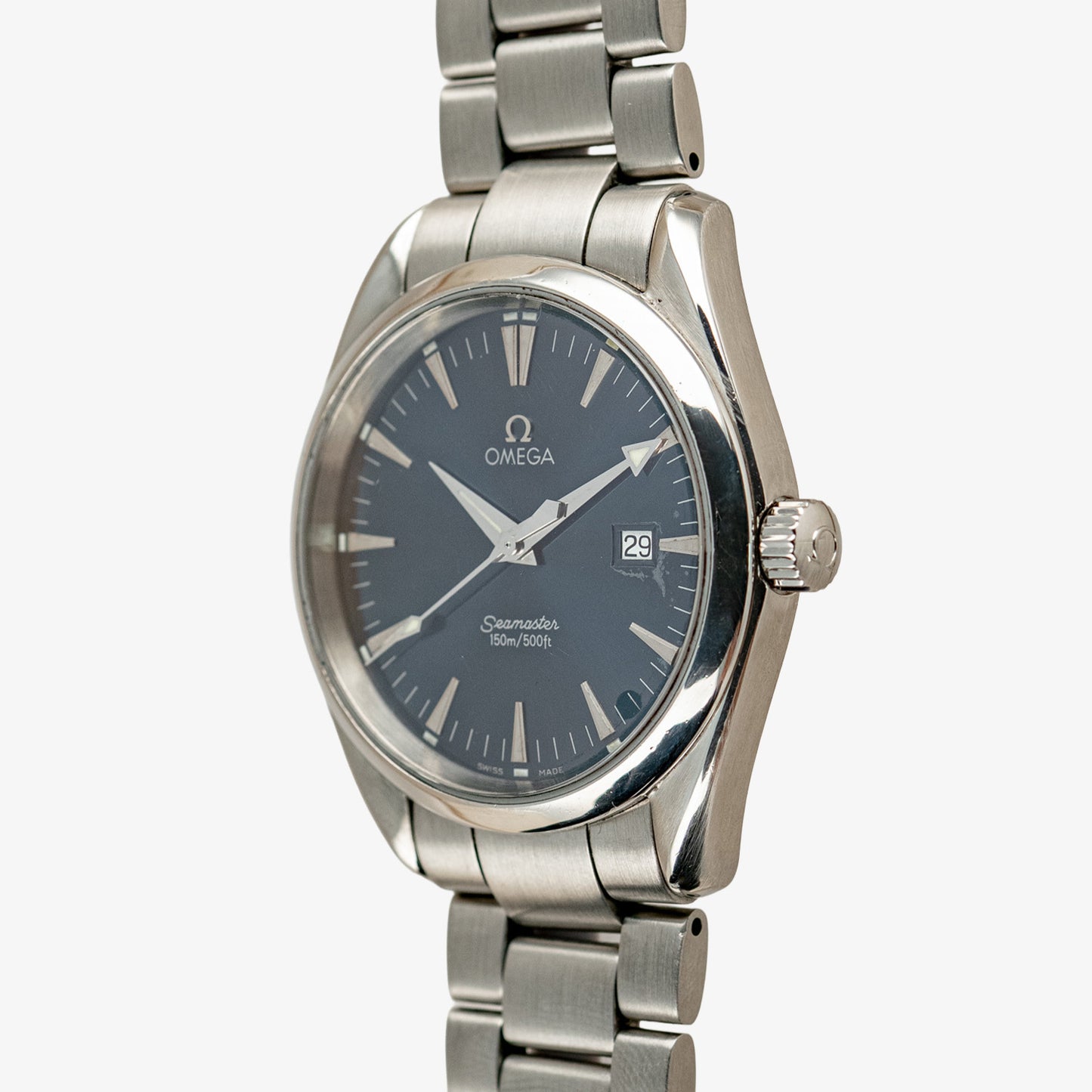 Omega Seamaster Aqua Terra Blue Dial Steel Quartz 39mm
