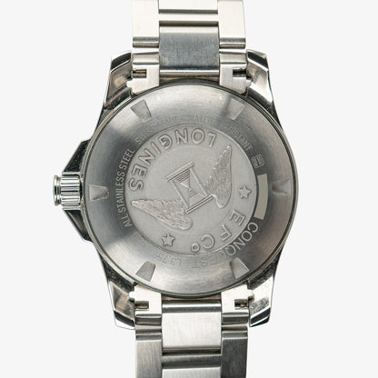 Longines Conquest Quartz Black Dial Date 41mm