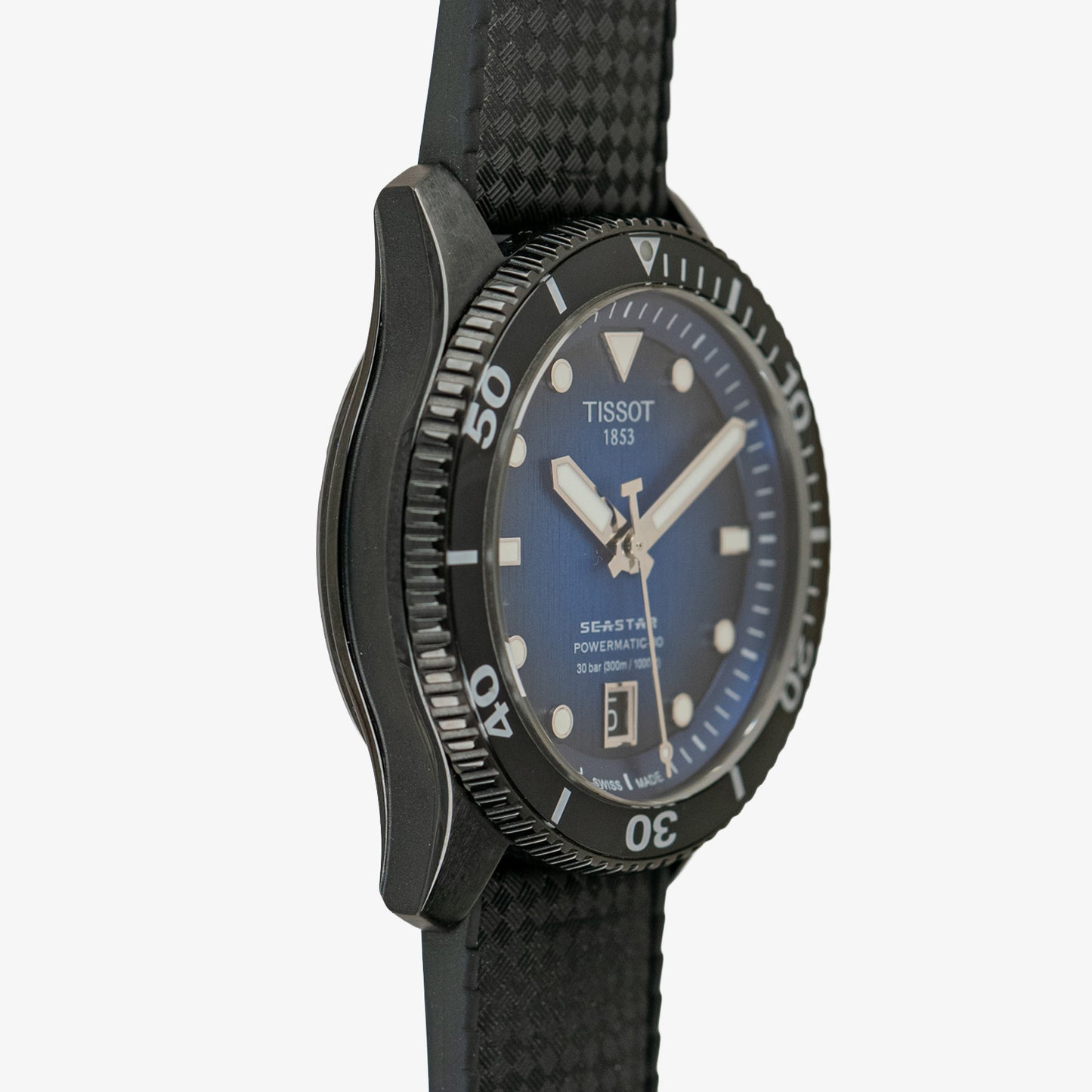 Tissot Seastar 1000 Automatic Blue Dial Black PVD 40mm