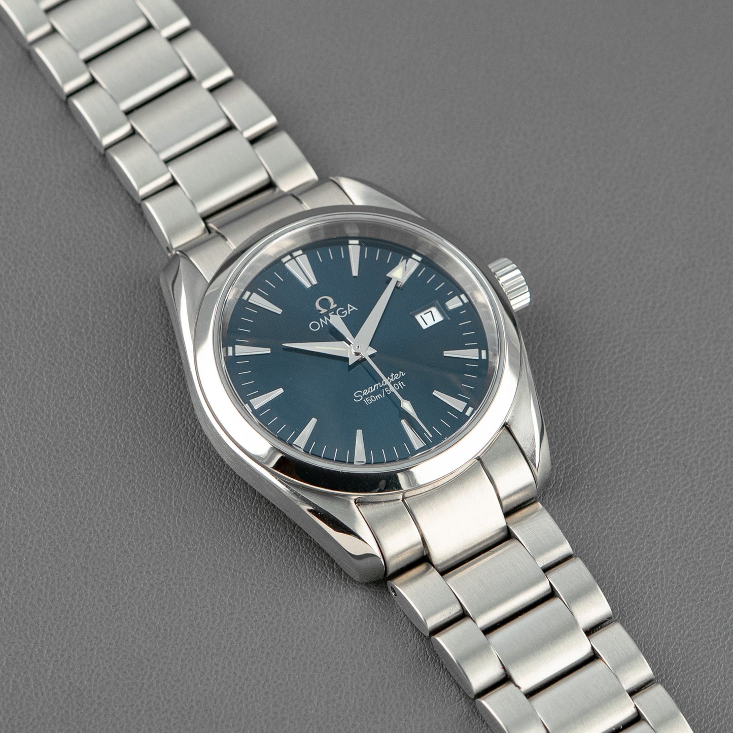 Omega Seamaster Aqua Terra Quartz Blue Dial 38mm