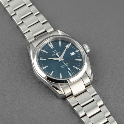 Omega Seamaster Aqua Terra Quartz Blue Dial 38mm