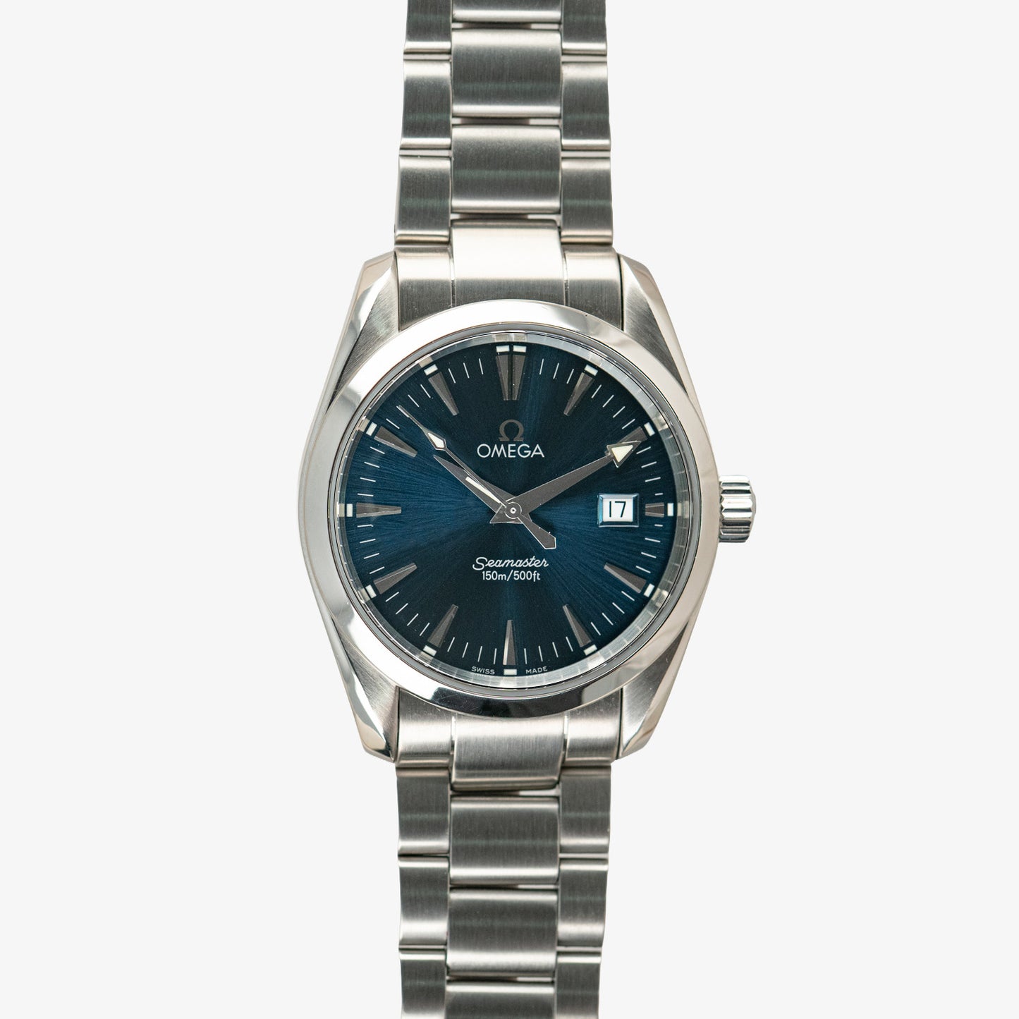 Omega Seamaster Aqua Terra Quartz Blue Dial 38mm