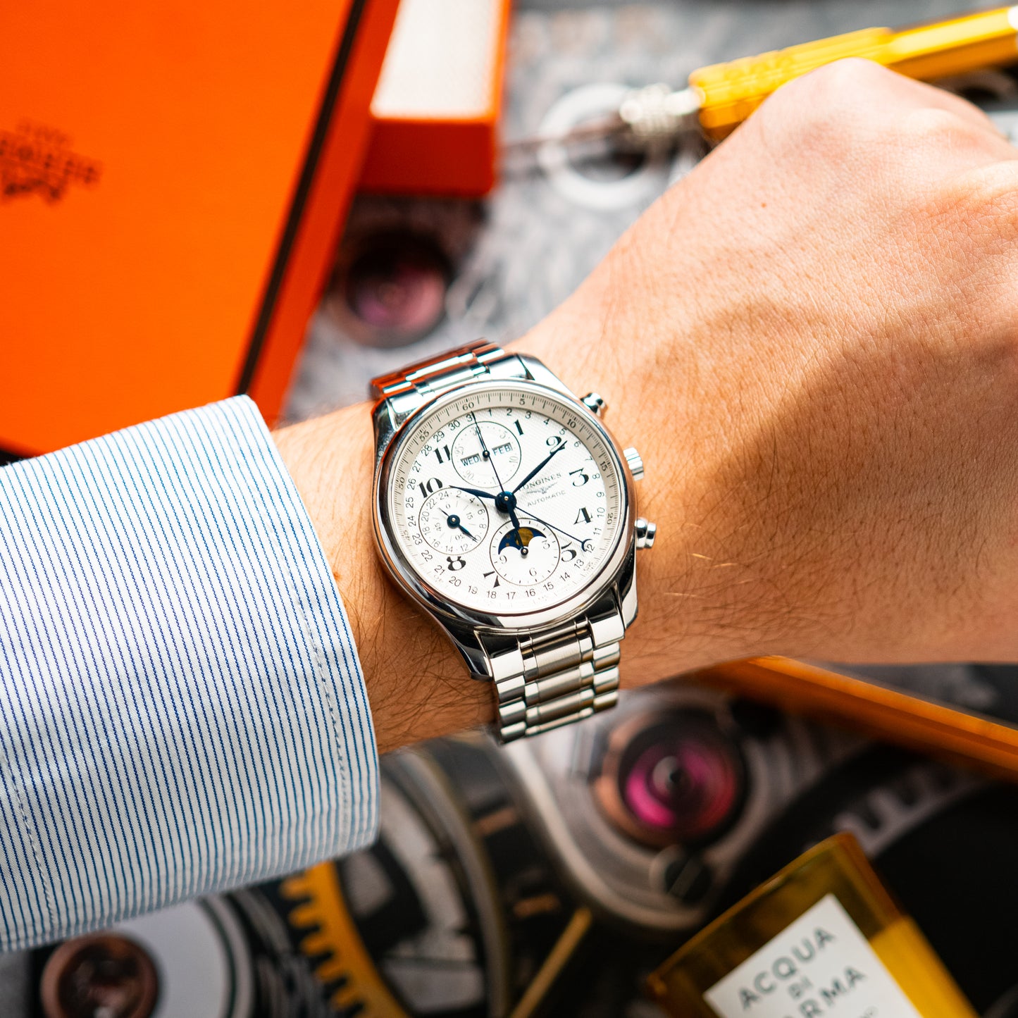 Longines Master Collection Automatic Chronograph Moonphase 40mm