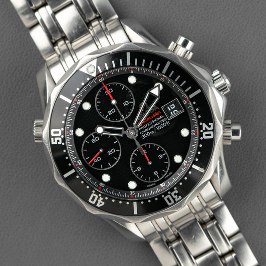 Omega Seamaster Diver 300M Automatic Chronograph Black 42mm
