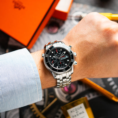 Omega Seamaster Diver 300M Automatic Chronograph Black 42mm