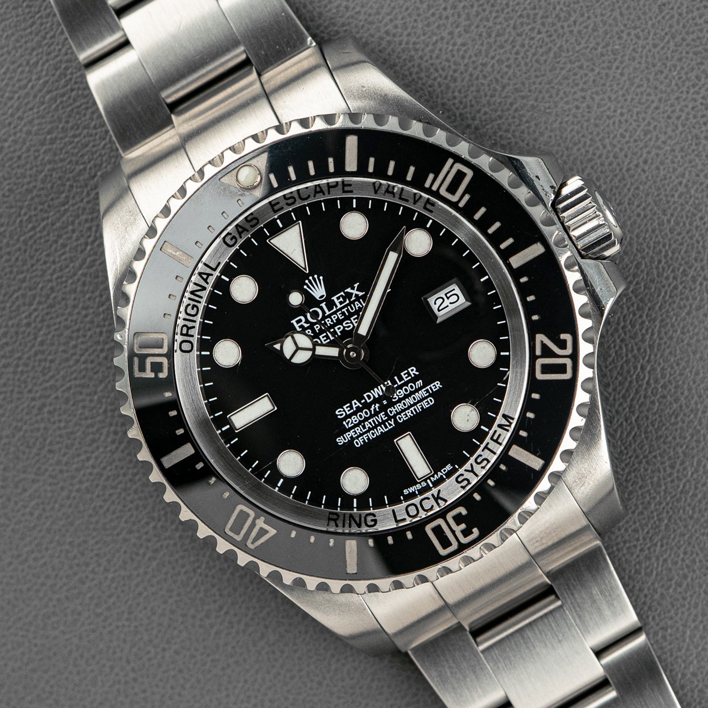 Rolex Deepsea Sea-Dweller Date Black Dial Automatic 44mm