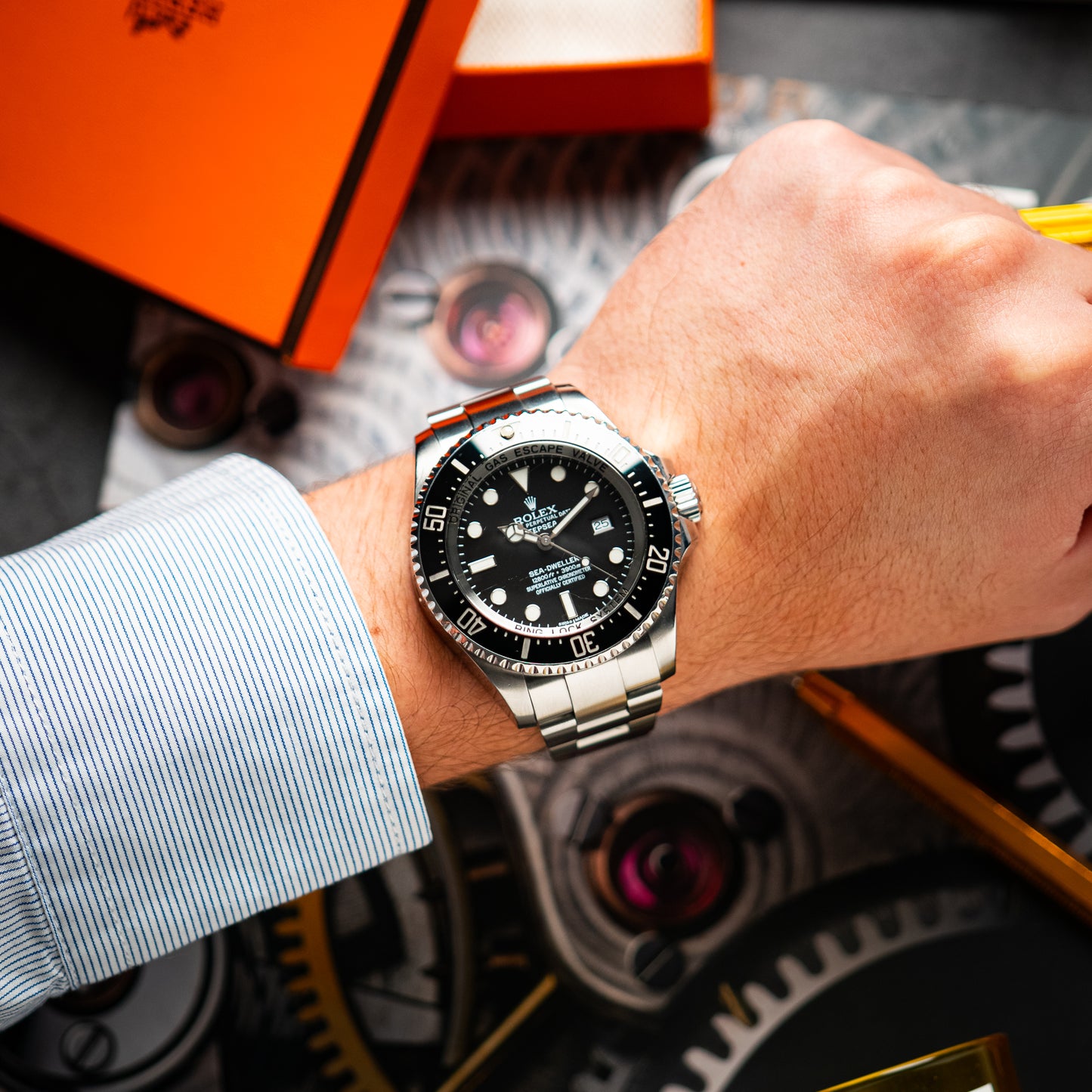 Rolex Deepsea Sea-Dweller Date Black Dial Automatic 44mm