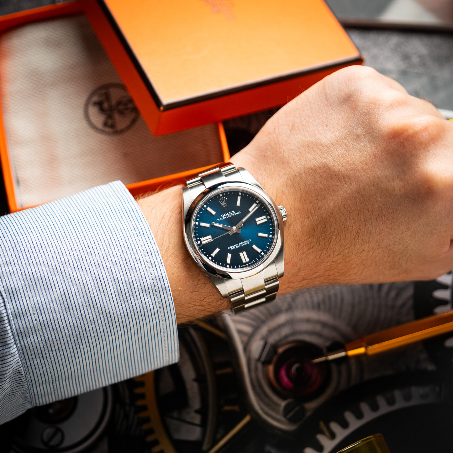 Rolex Oyster Perpetual Ref. 124300 Blue Dial 41mm