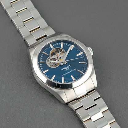 Tissot Gentleman Powermatic 80 Open Heart Blue 40mm