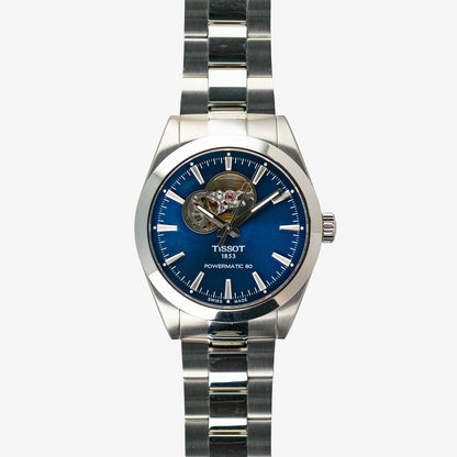 Tissot Gentleman Powermatic 80 Open Heart Blue 40mm