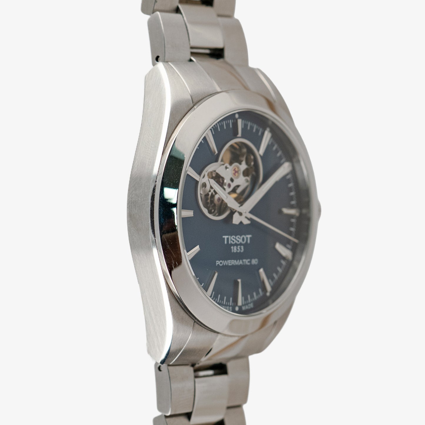 Tissot Gentleman Powermatic 80 Open Heart Blue 40mm