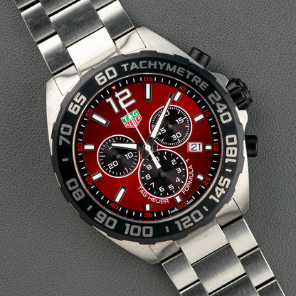 TAG Heuer Formula 1 Quartz Chronograph Red 43mm