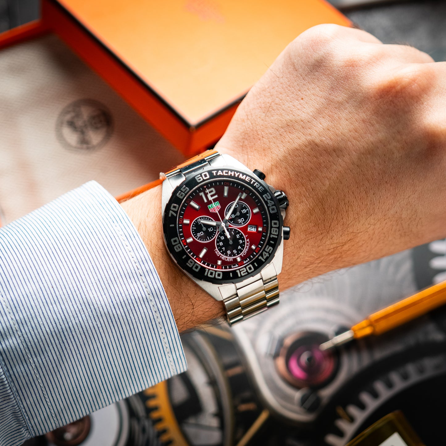 TAG Heuer Formula 1 Quartz Chronograph Red 43mm