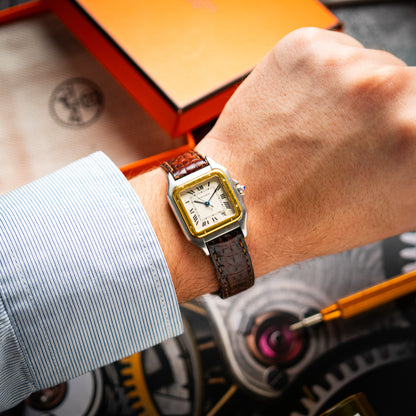 Cartier Panthère Steel & Yellow Gold Quartz Date 29mm