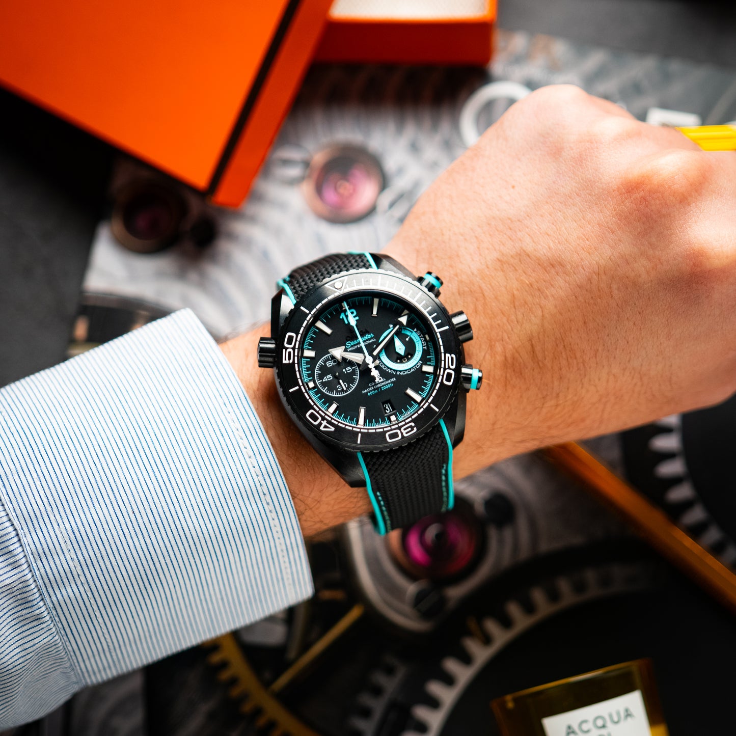 Omega Seamaster Planet Ocean 600M Chrono Countdown Ceramic 46mm