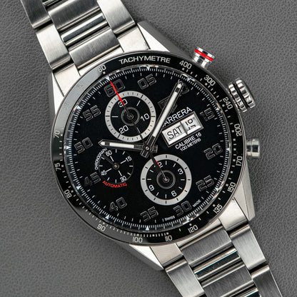 TAG Heuer Carrera Calibre 16 Automatic Chronograph Black 43mm