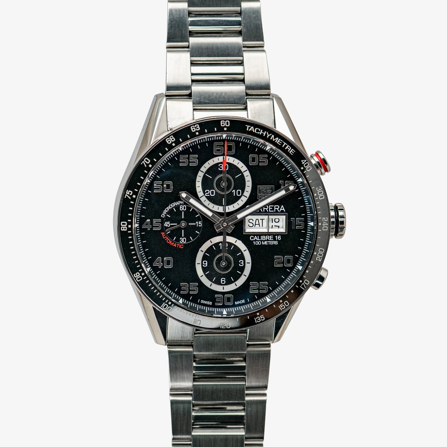 TAG Heuer Carrera Calibre 16 Automatic Chronograph Black 43mm