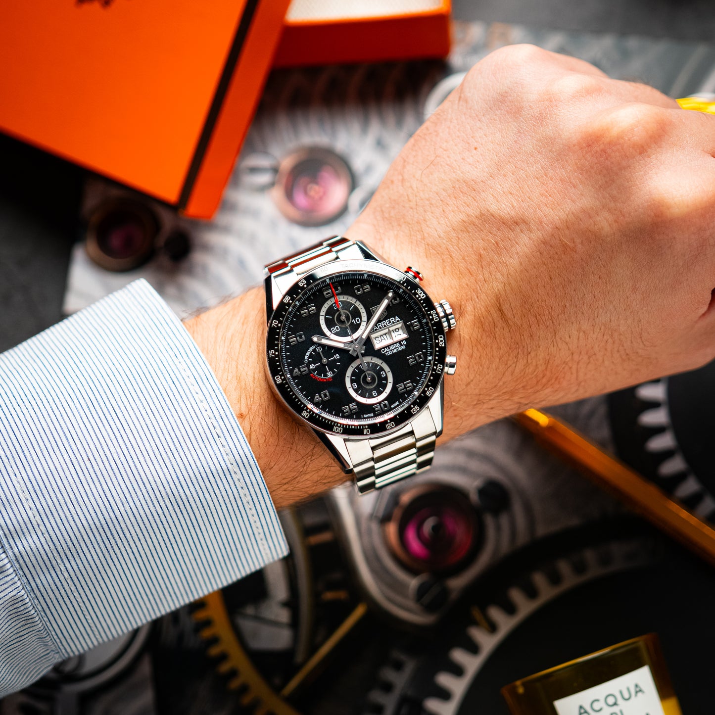 TAG Heuer Carrera Calibre 16 Automatic Chronograph Black 43mm