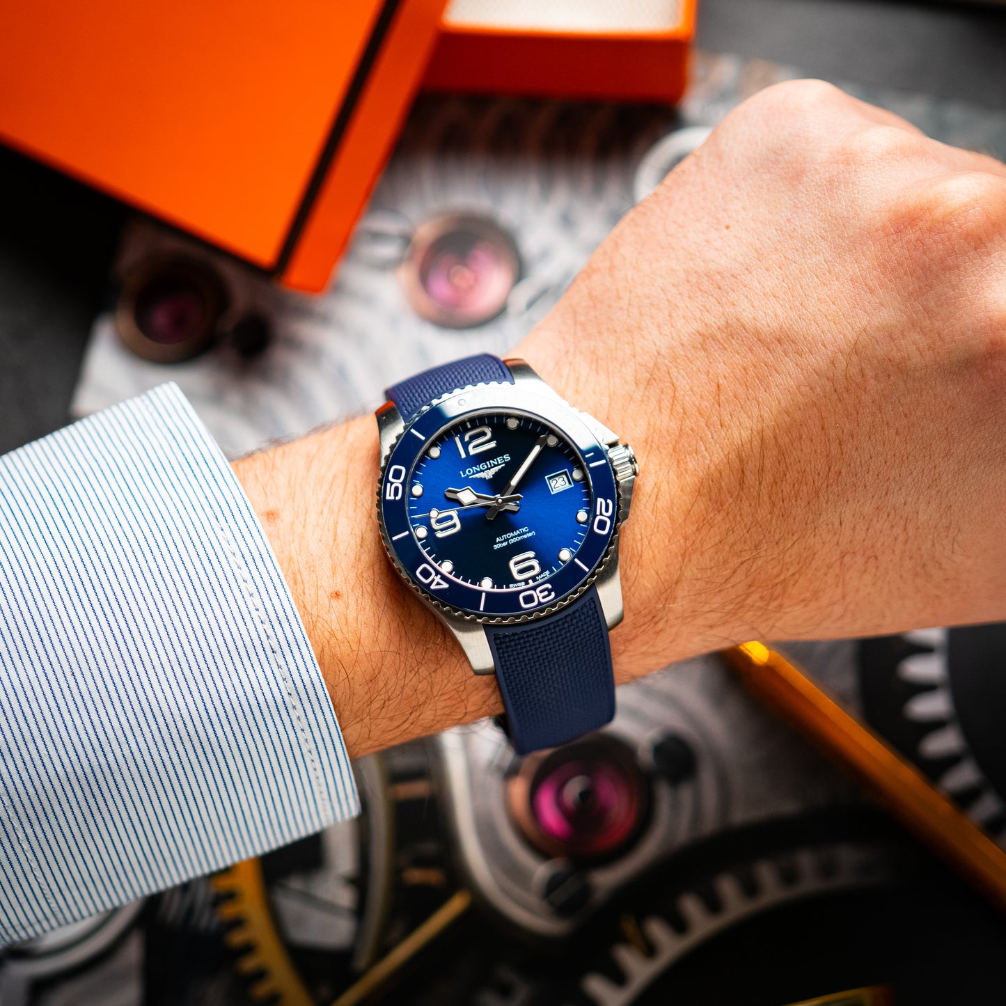 Longines HydroConquest Automatic Blue Dial Date 41mm