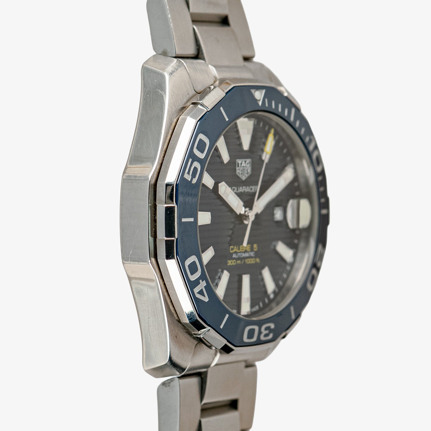 TAG Heuer Aquaracer Calibre 5 Automatic Blue Dial Date 42mm