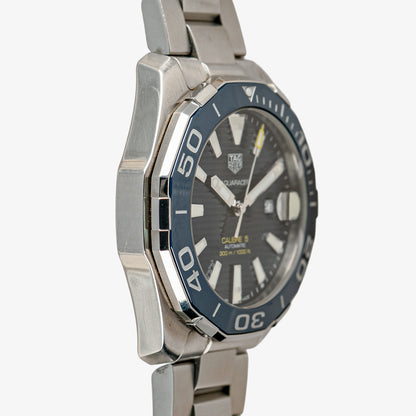 TAG Heuer Aquaracer Calibre 5 Automatic Blue Dial Date 42mm