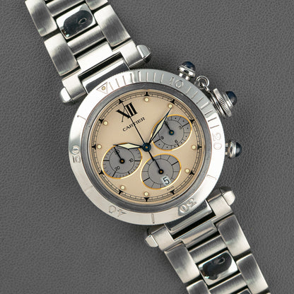 Cartier Pasha Chronograph Mecha-Quartz Date 38mm