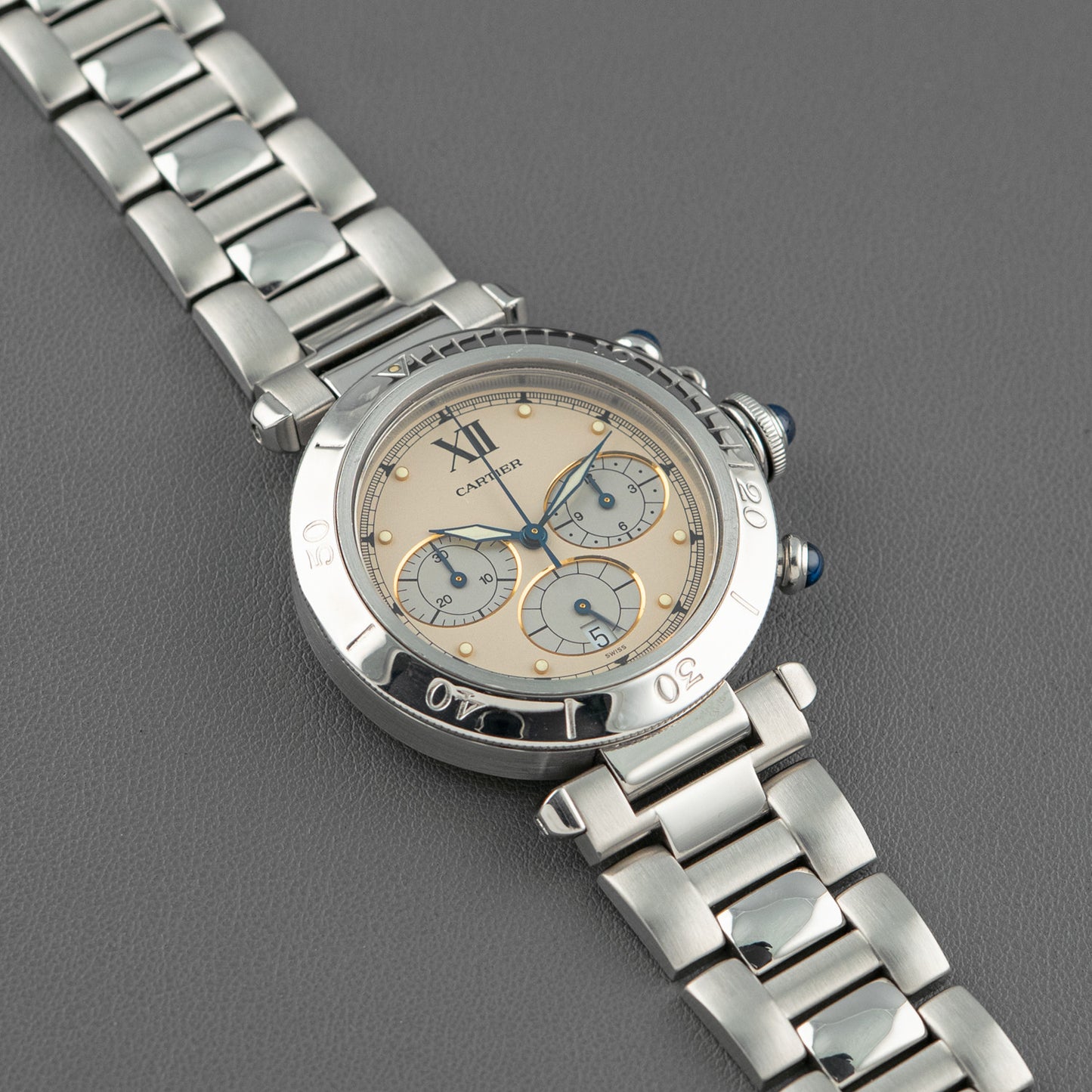 Cartier Pasha Chronograph Mecha-Quartz Date 38mm