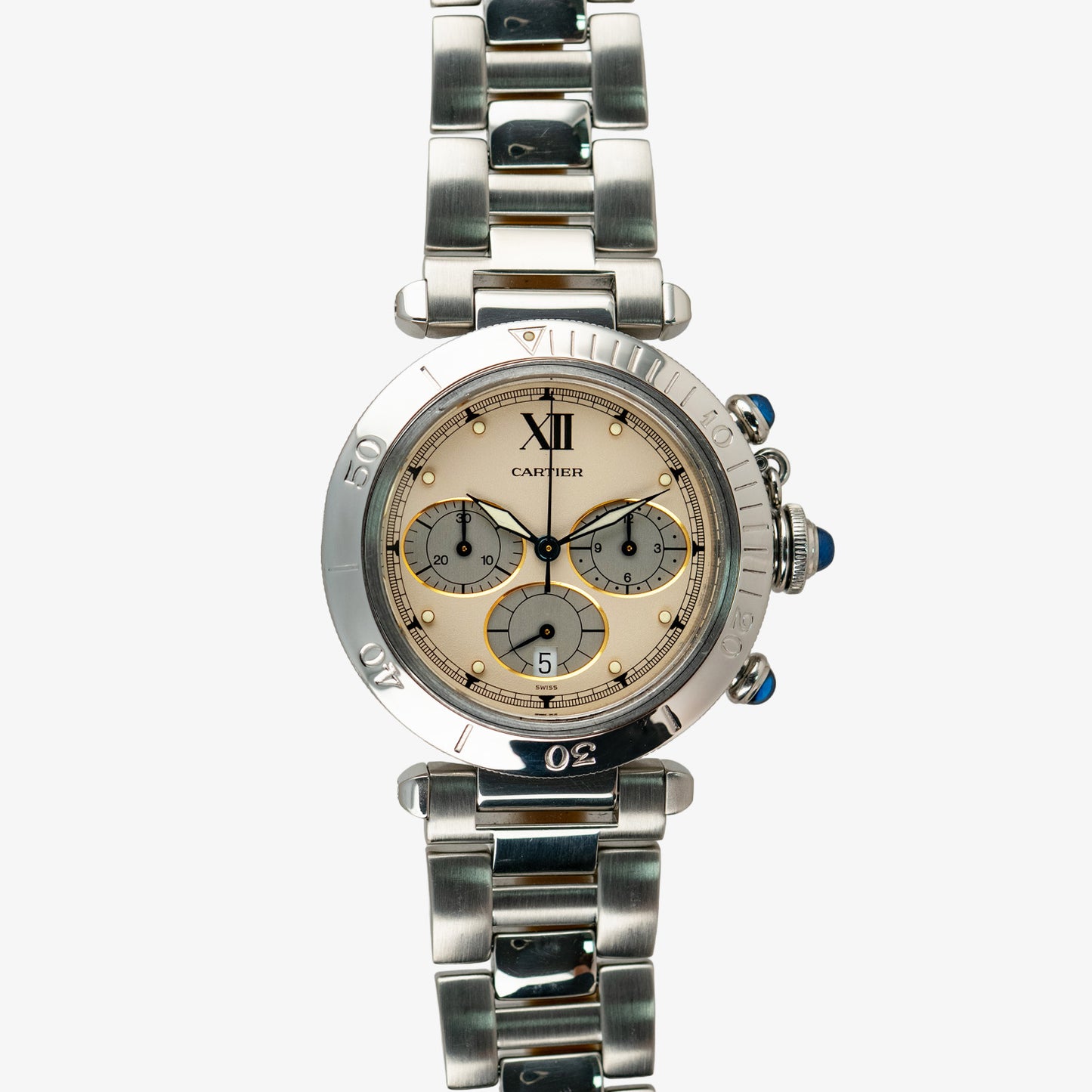 Cartier Pasha Chronograph Mecha-Quartz Date 38mm