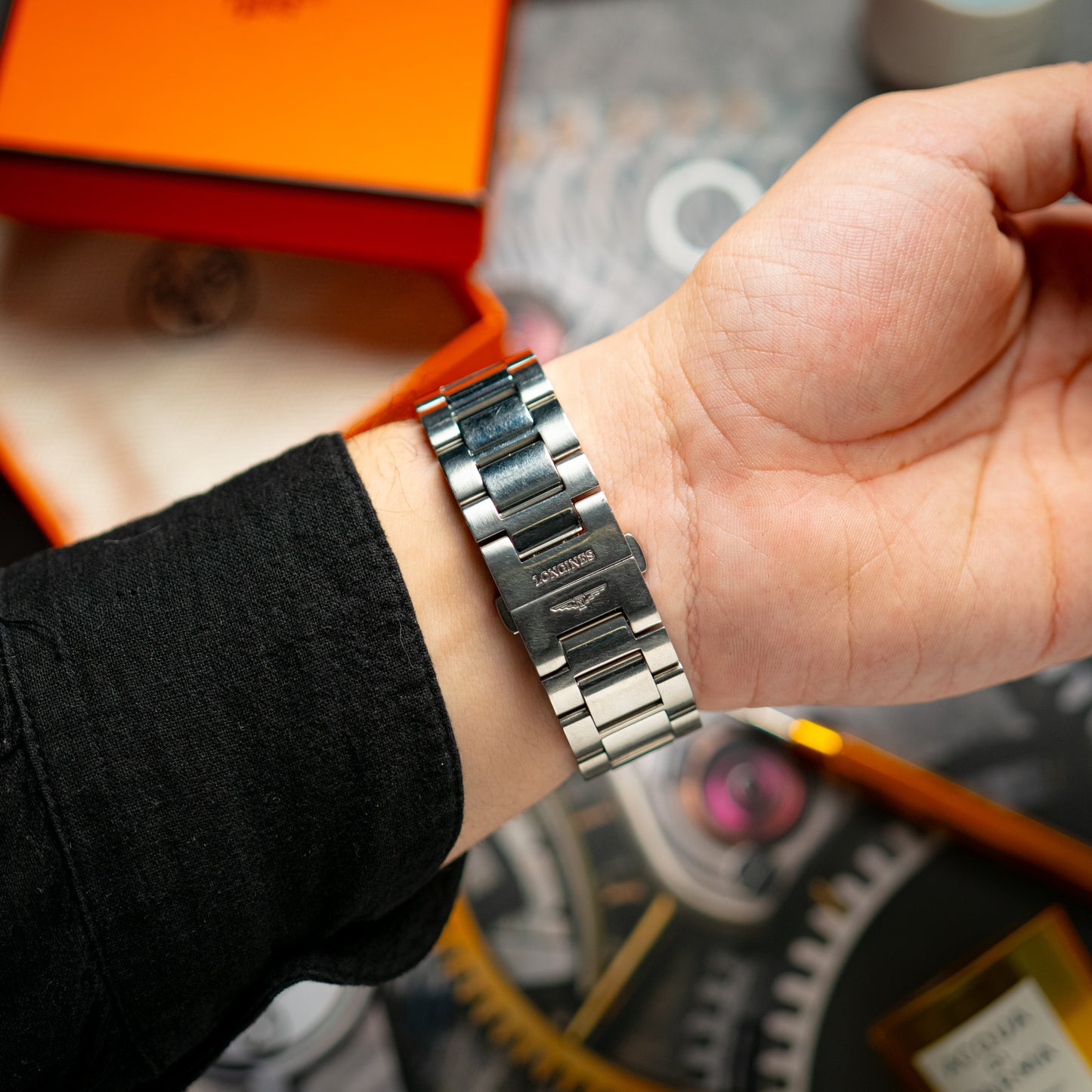 Longines Conquest Quartz Date Silver Dial 41mm