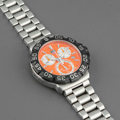 TAG Heuer Formula 1 Quartz Chronograph Orange Dial 41mm