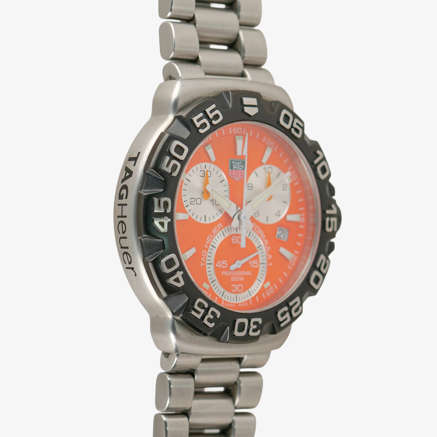 TAG Heuer Formula 1 Quartz Chronograph Orange Dial 41mm