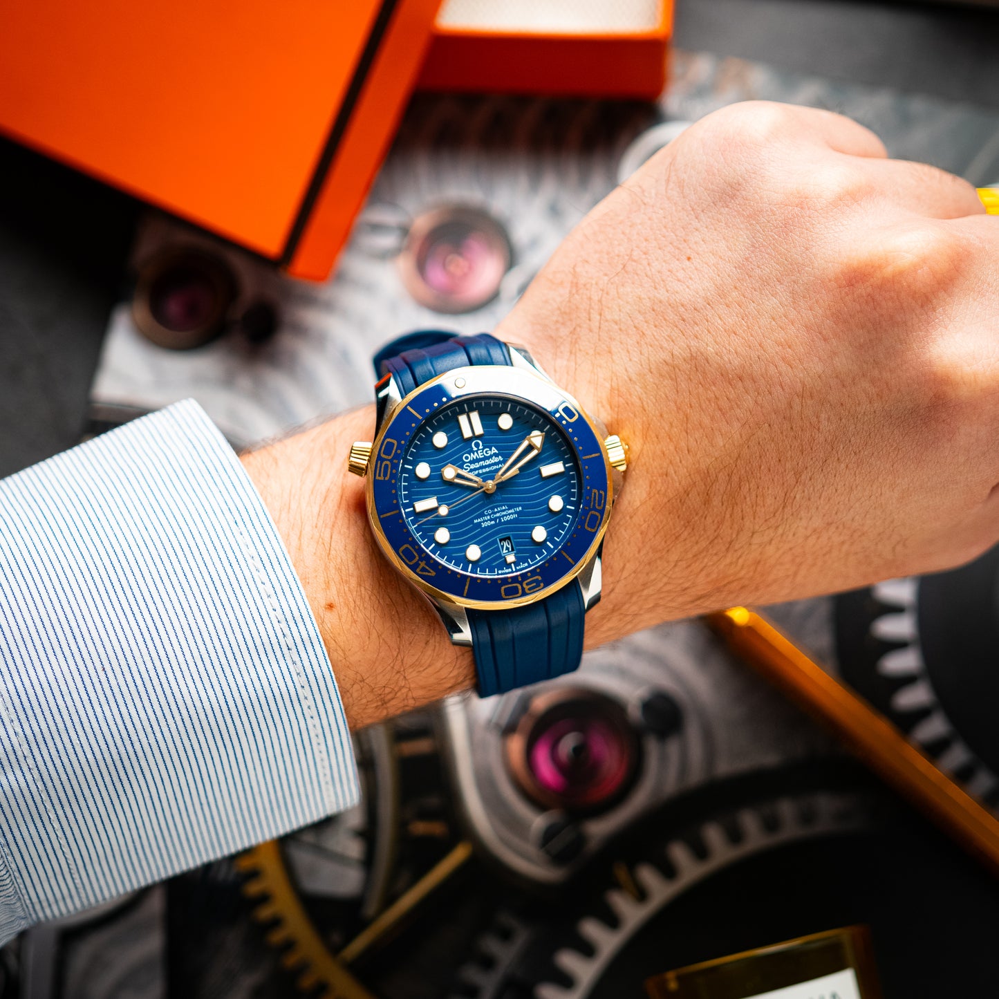 Omega Seamaster Diver 300M Steel & Gold Automatic 42mm