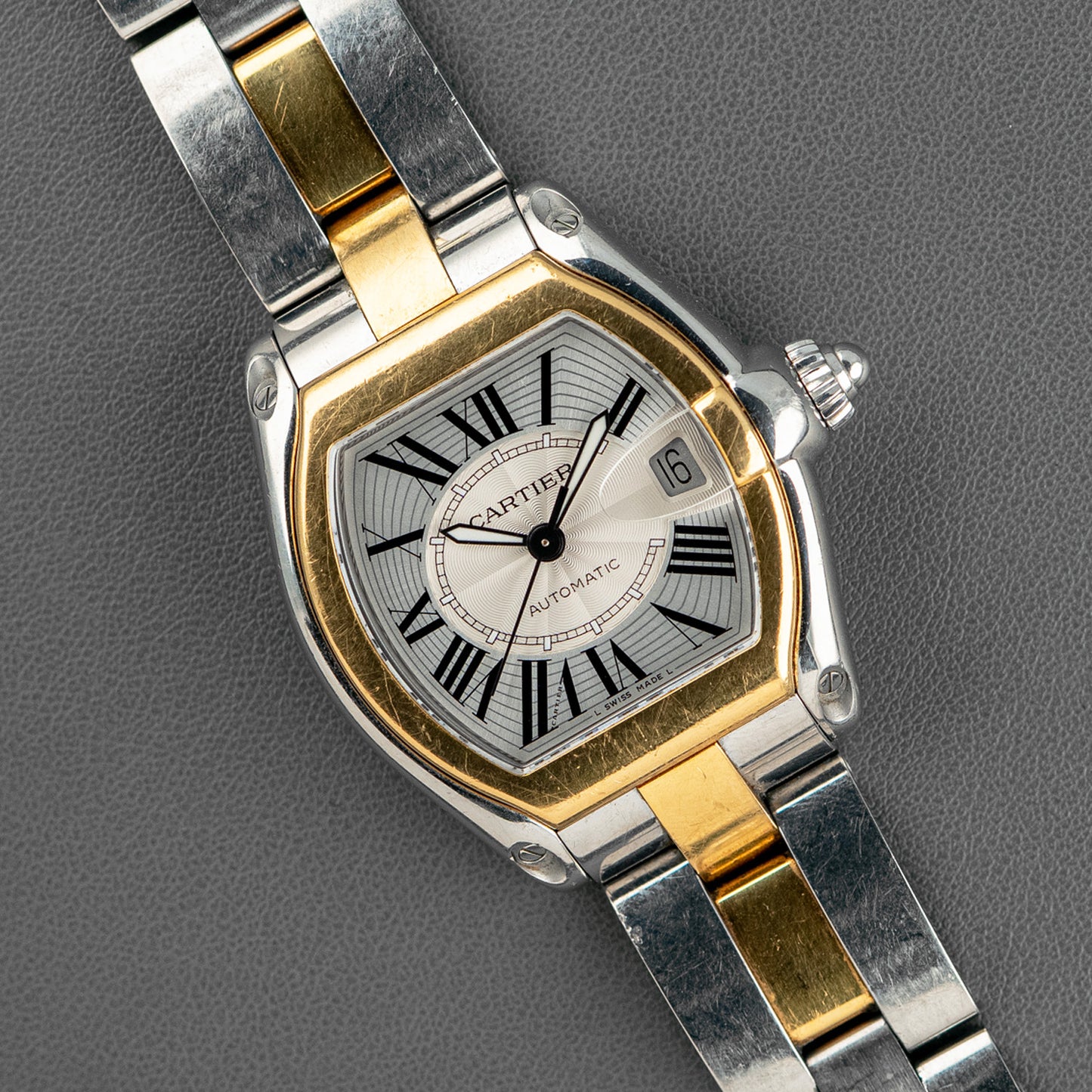 Cartier Roadster 2510 Automatic Steel & Yellow Gold 38mm