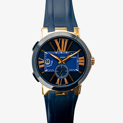 Ulysse Nardin Executive Dual Time Automatic Blue Dial 42mm