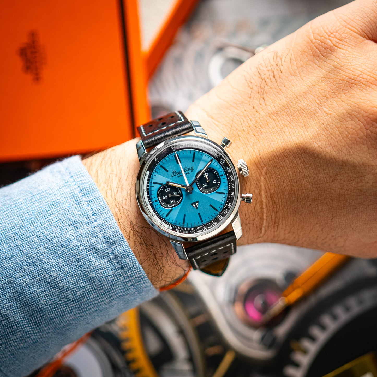 Breitling Top Time B01 Triumph Motorcycles Automatic Chronograph 41mm