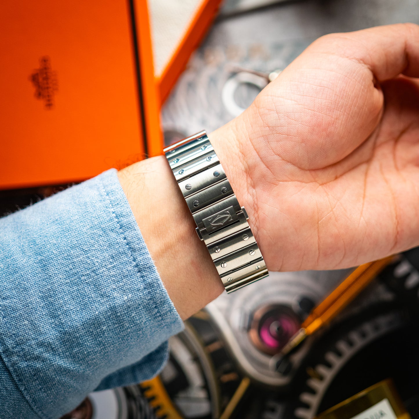 Cartier Santos de Cartier Large Automatic Date 39.8mm