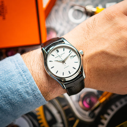 Frédérique Constant Classics Clear Vision Dual Time 43mm