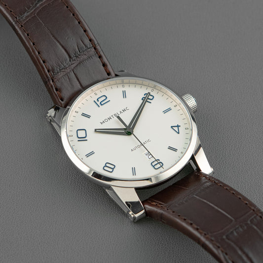 Montblanc Timewalker Automatic Silver Dial Date 39mm