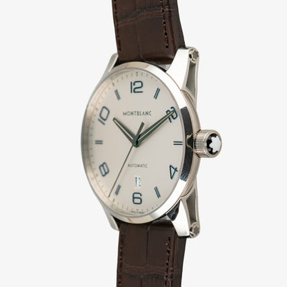 Montblanc Timewalker Automatic Silver Dial Date 39mm