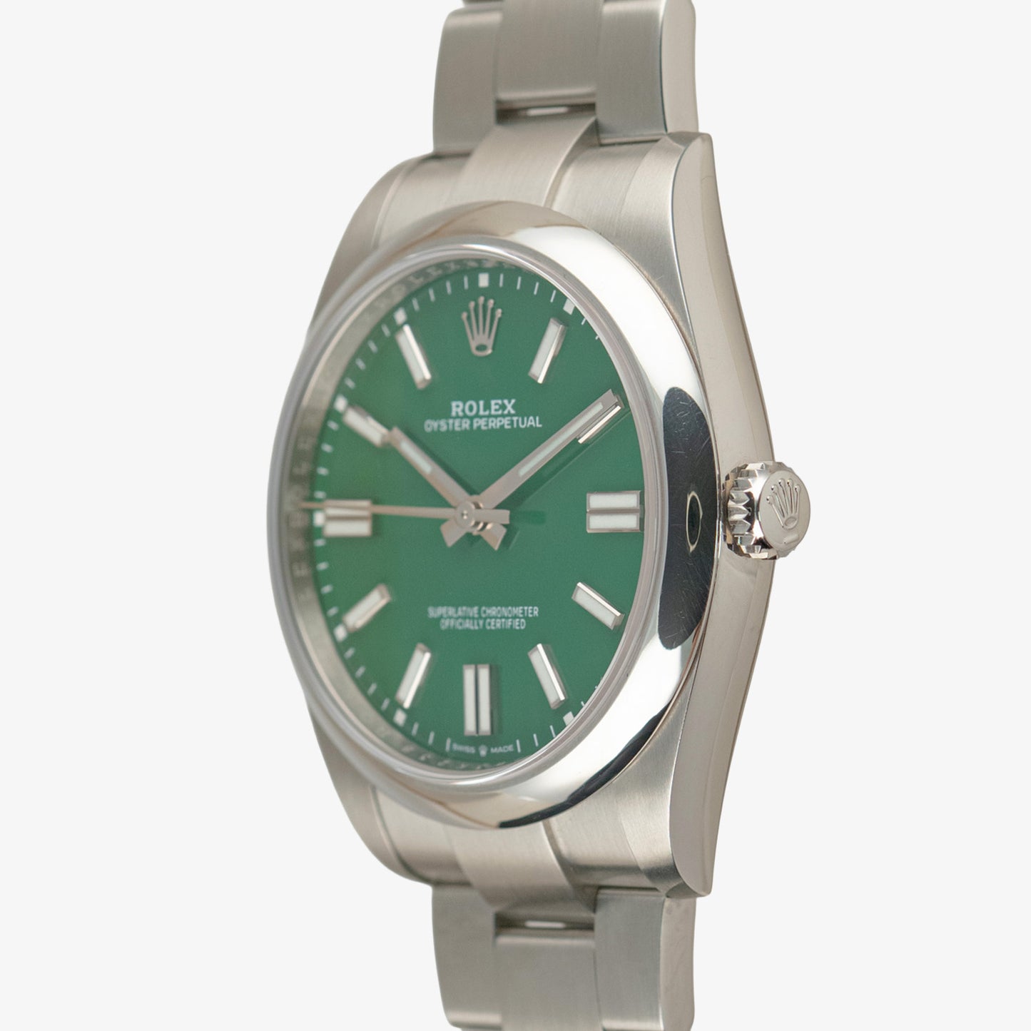 Rolex Oyster Perpetual 124300 Green Dial Automatic 41mm