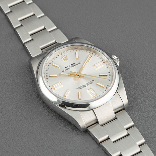 Rolex Oyster Perpetual 124300 Silver Dial Automatic 41mm