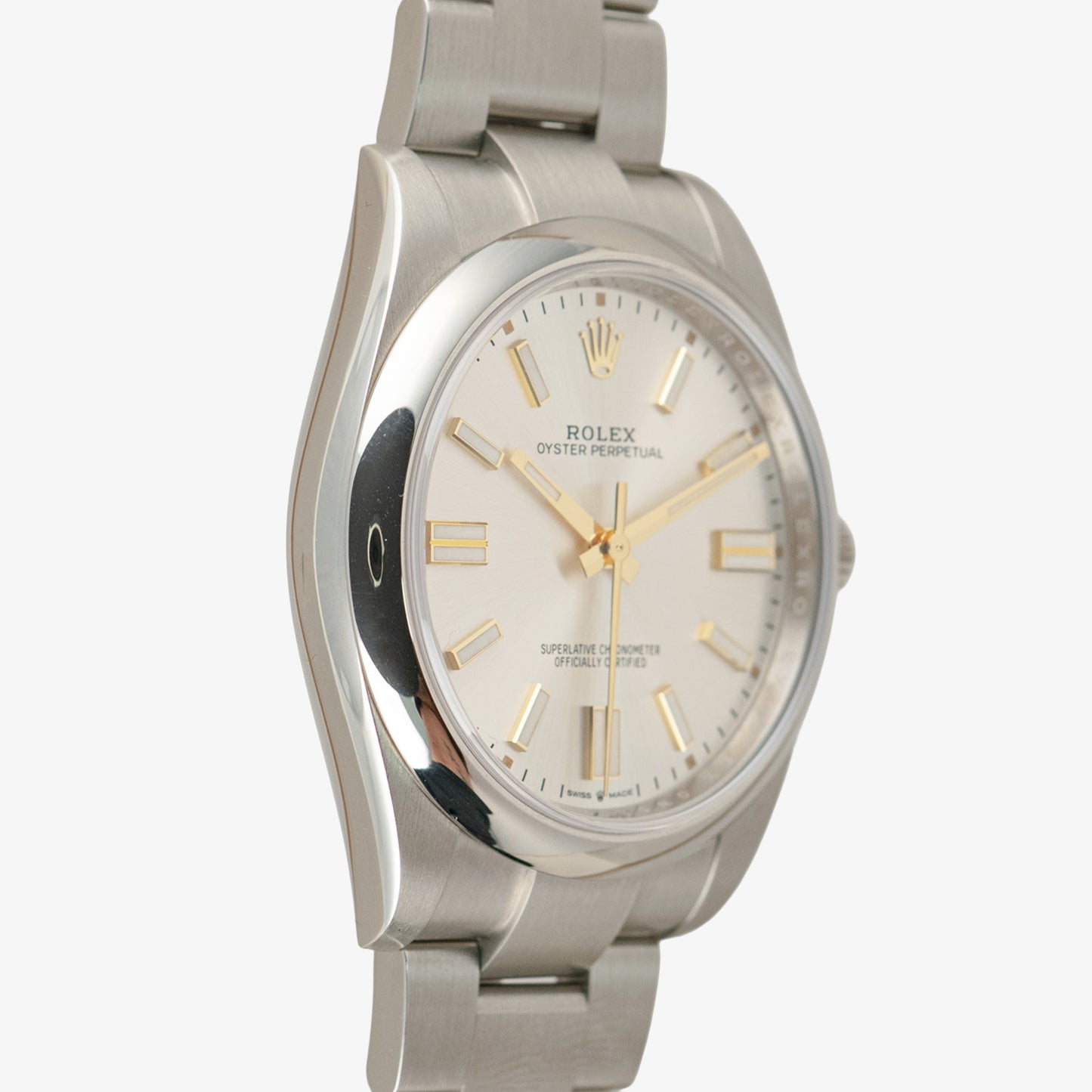 Rolex Oyster Perpetual 124300 Silver Dial Automatic 41mm
