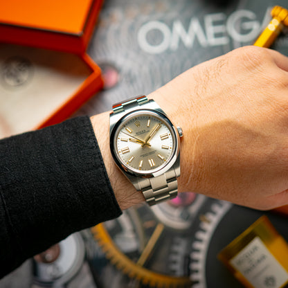 Rolex Oyster Perpetual 124300 Silver Dial Automatic 41mm