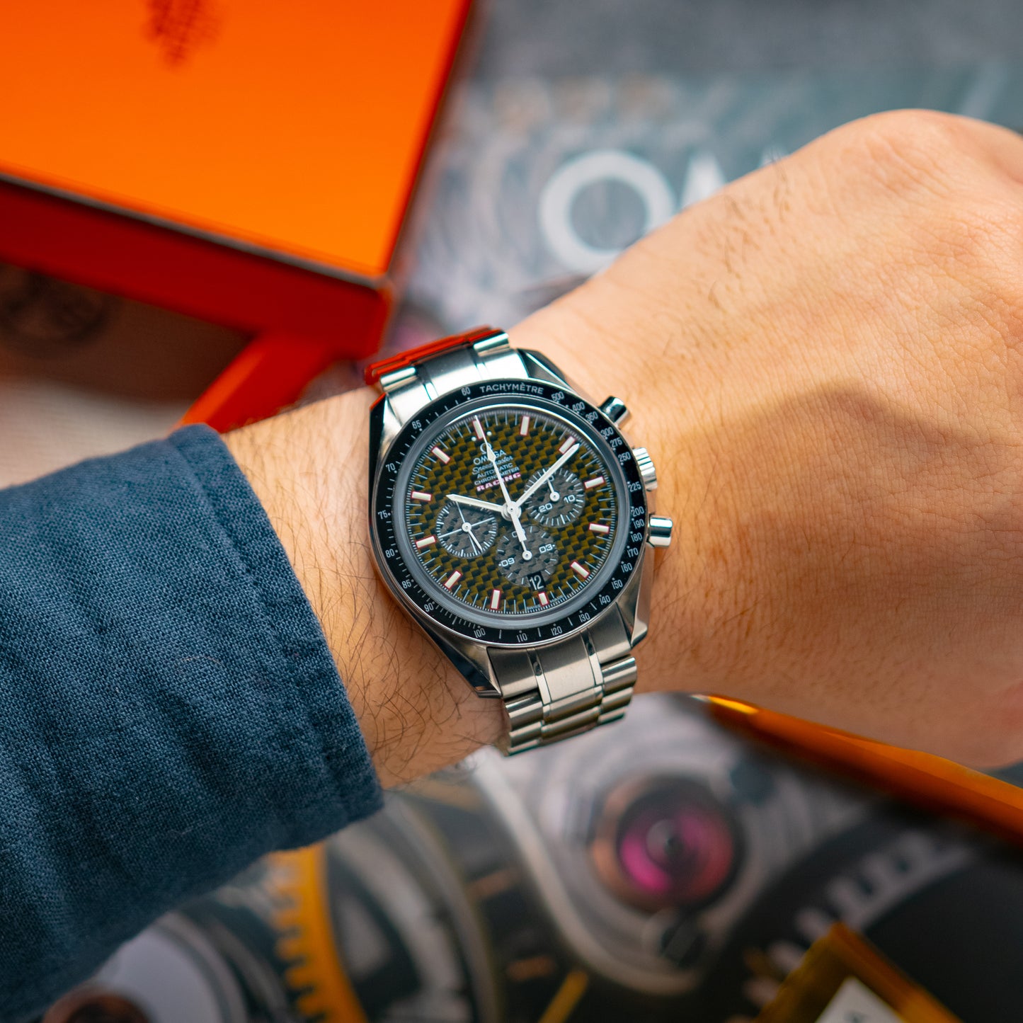 Omega Speedmaster Racing Automatic Chronometer Date 42mm