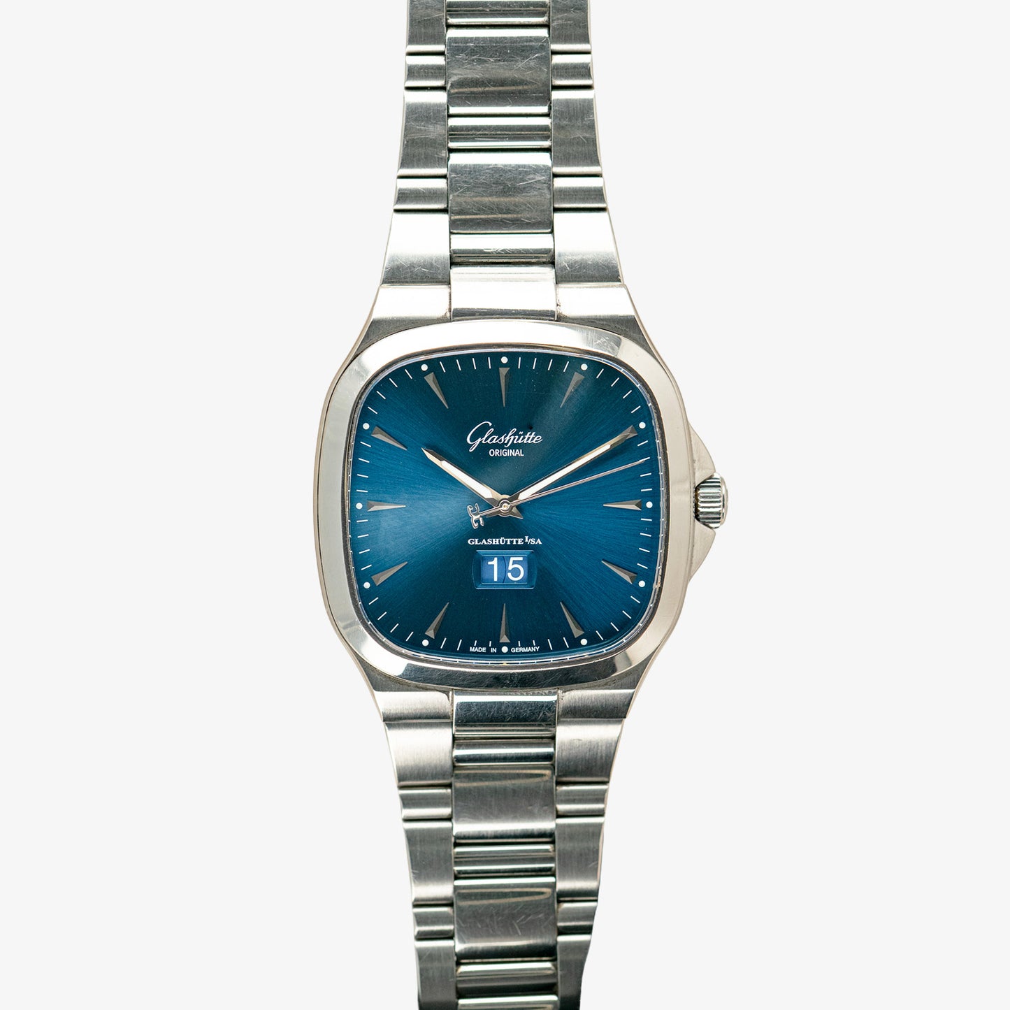 Glashütte Original Seventies Panorama Date Blue 40mm