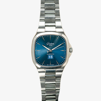 Glashütte Original Seventies Panorama Date Blue 40mm