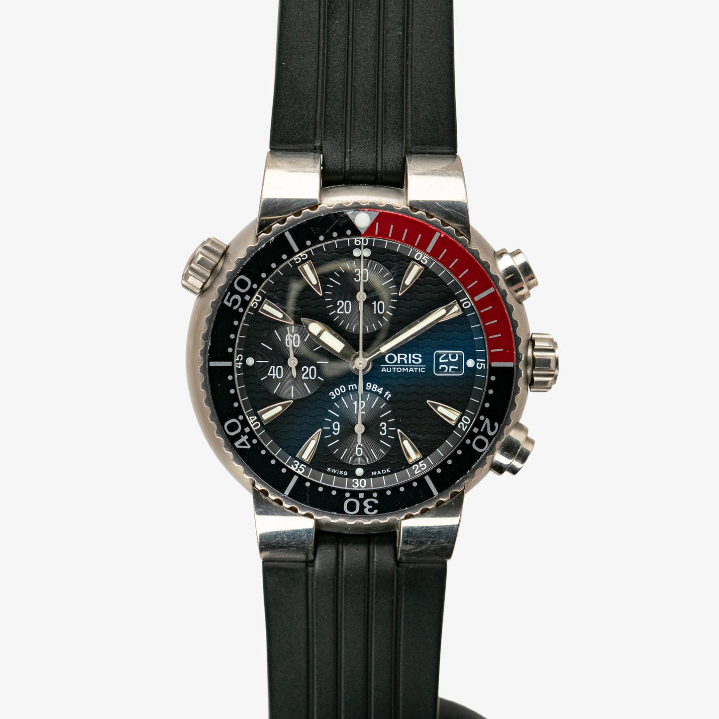 Oris Divers TT1 Titan Diver Chronograph Black Dial 44mm