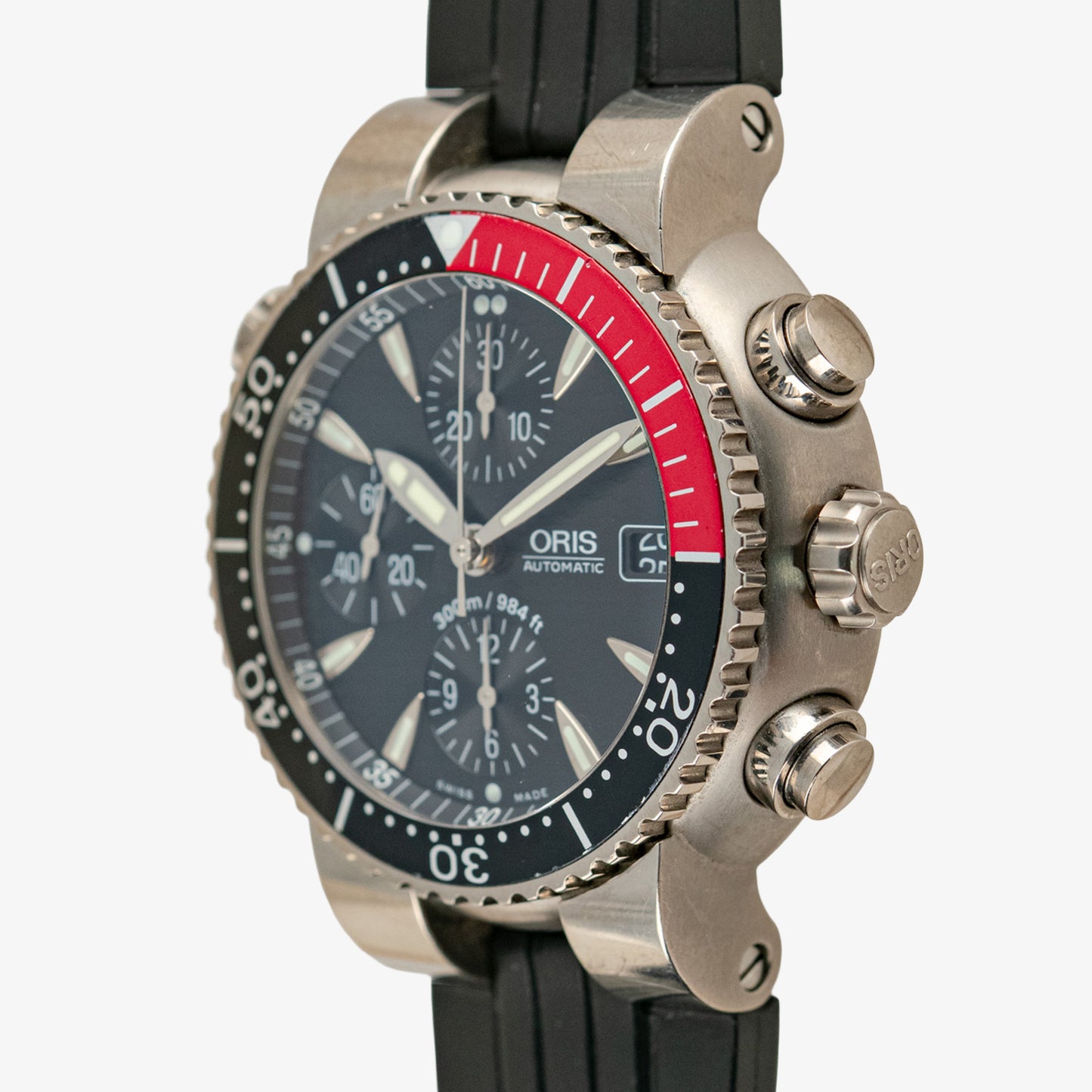 Oris Divers TT1 Titan Diver Chronograph Black Dial 44mm